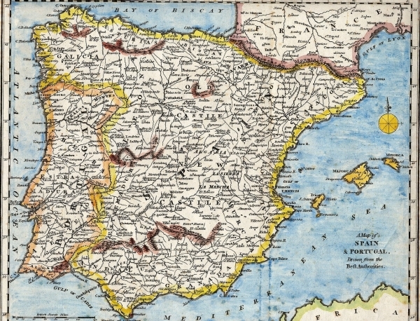 Iberian Peninsula Map
